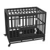 VEVOR 38 Inch Heavy Duty Dog Crate, Indestructible Dog Crate