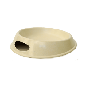 Round Bamboo Bowl (Color: Cream)