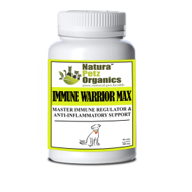 Immune Warrior Max Master Blend Capsules* Immune Regulator & Anti-Inflammatory Support* For  Dogs & Cats (size: DOG 500 mg. - 90 caps)