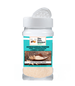 Ashwagandha Powder - Stress, Concentration & Energy Support*  The Petz Kitchen Dogs Cats (size: 2 OZ.)