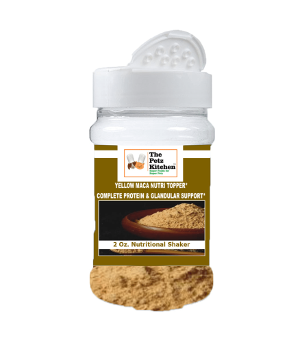 Yellow Maca* Complete Protein & Cognitive & Glandular Support* The Petz Kitchen Organic & Human Grade Ingredients For Home Prepared Meals & Treats* Yellow Maca* Complete Protein & Cognitive & Glandular Support* The Petz Kitchen Organic & Human Grade Ingredients For Home Prepared Meals & Treats*