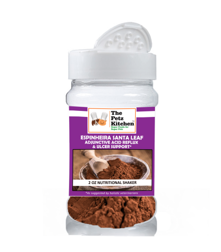Espinheira Santa Leaf - Adjunctive Acid Reflux & Ulcer Support* The Petz Kitchen For Dogs And Cats* Espinheira Santa Leaf - Adjunctive Acid Reflux & Ulcer Support* The Petz Kitchen For Dogs And Cats*