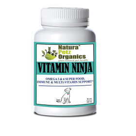 Vitamin Ninja - Omega 3 & 6 Super Food, Immune & Multi-Vitamin Support* (size: Dog / 150 caps / 500 mg/Size 1)