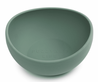 FuzzYard Life Silicone Bowl (Color: Myrtle Green, size: M)